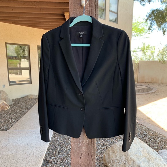 Ann Taylor Black All-Season Blazer / Suit Jacket - Picture 6 of 9